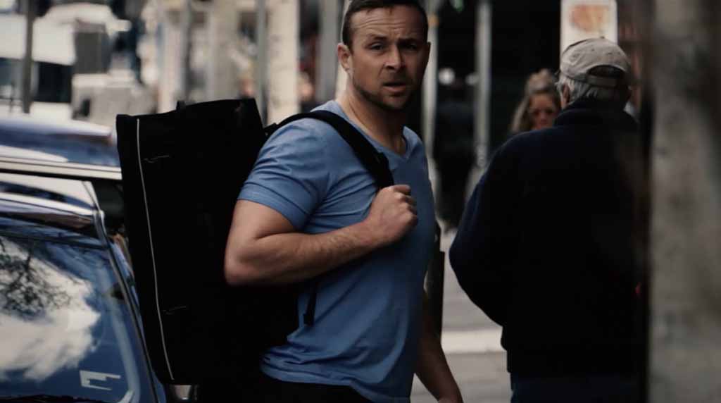 man with copilot backpack